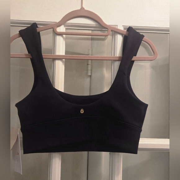 Spiritual Gangster "SOLD OUT COLOR!!" Salem Longline Sports Bra- In Black - Picture 7 of 7